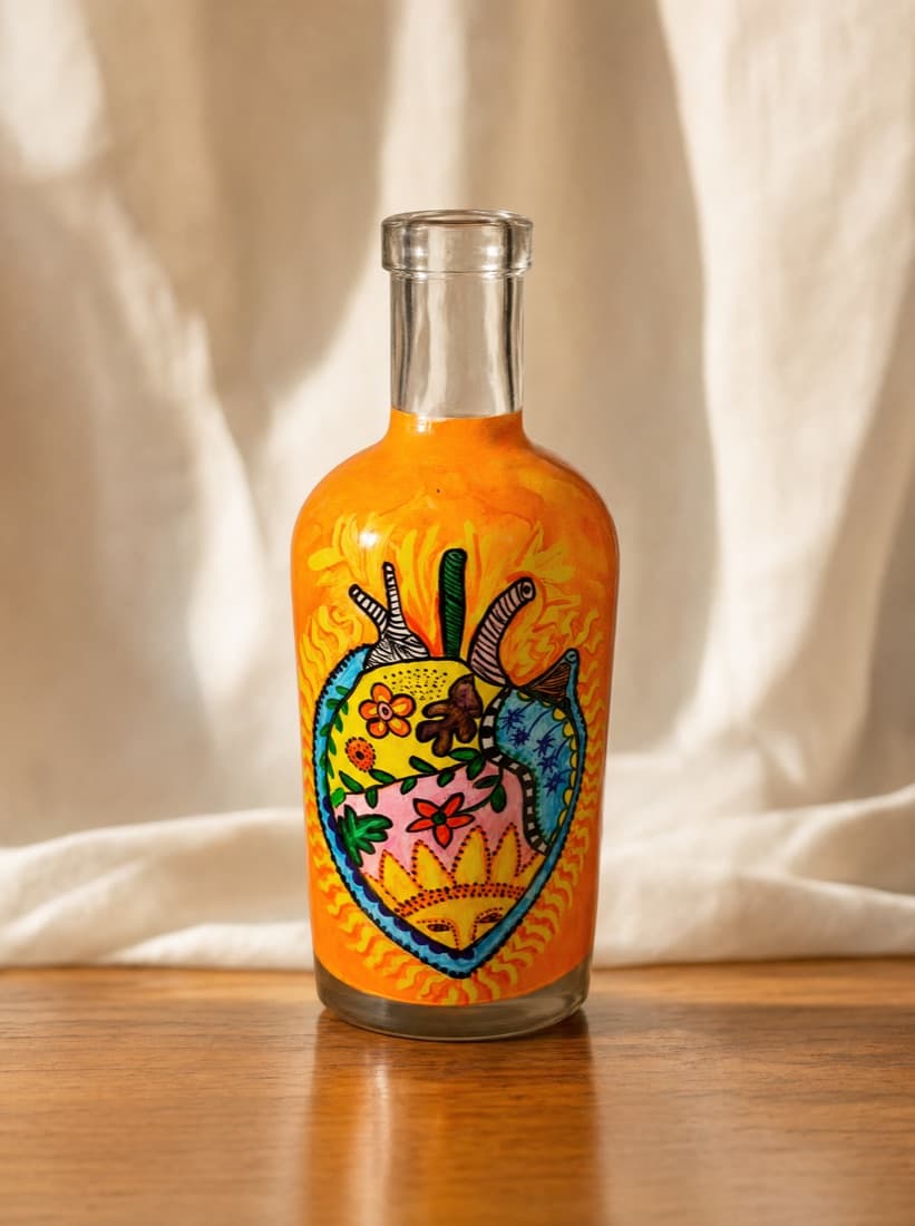Corazón florido · Botella · the carisas bottles